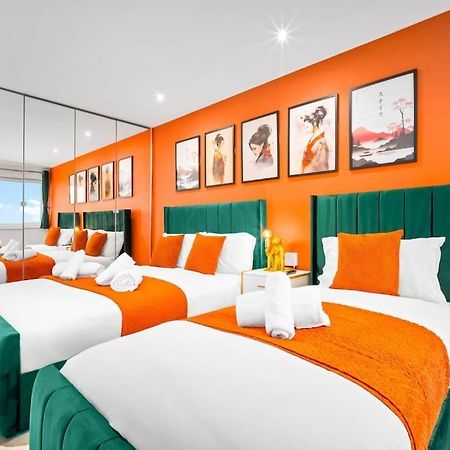 Top Floor City Centre Apartment - Sleeps 7 - 4 Beds - With Balcony And Parking - Smart Tv'S On Each Bedroom Wall - 5 Mins From Bullring, Selfridges, Moor Street Station - By Zena Stays バーミンガム エクステリア 写真